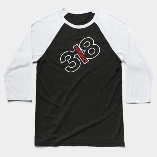 318 Magnum - Wedge Design - Reverse Baseball T-Shirt